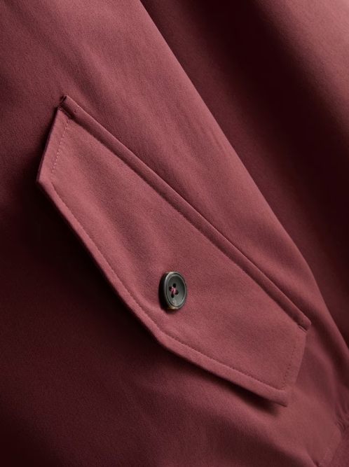 Zip-Up Harrington Jacket